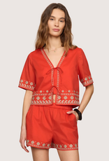 Z SUPPLY Cast of Waves Top Lychee