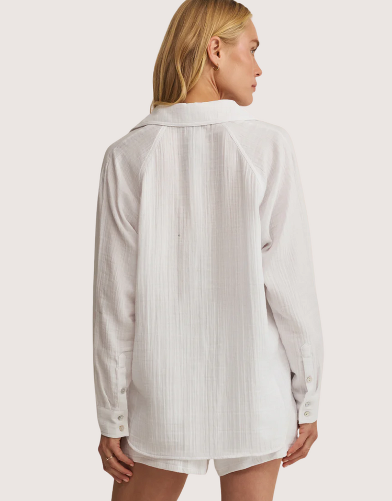 Z SUPPLY The Perfect Airy Top White