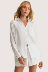 Z SUPPLY The Perfect Airy Top White