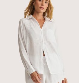 Z SUPPLY The Perfect Airy Top White