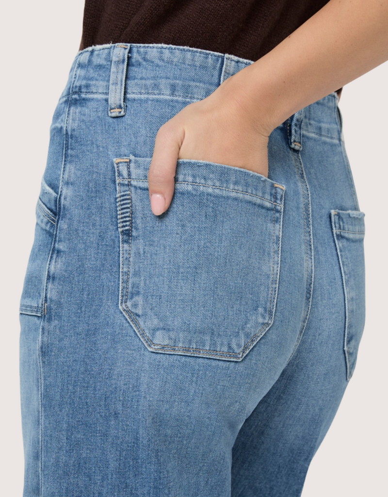 PAIGE Anessa 31" W/ Utility Pockets & Raw Hem Viva