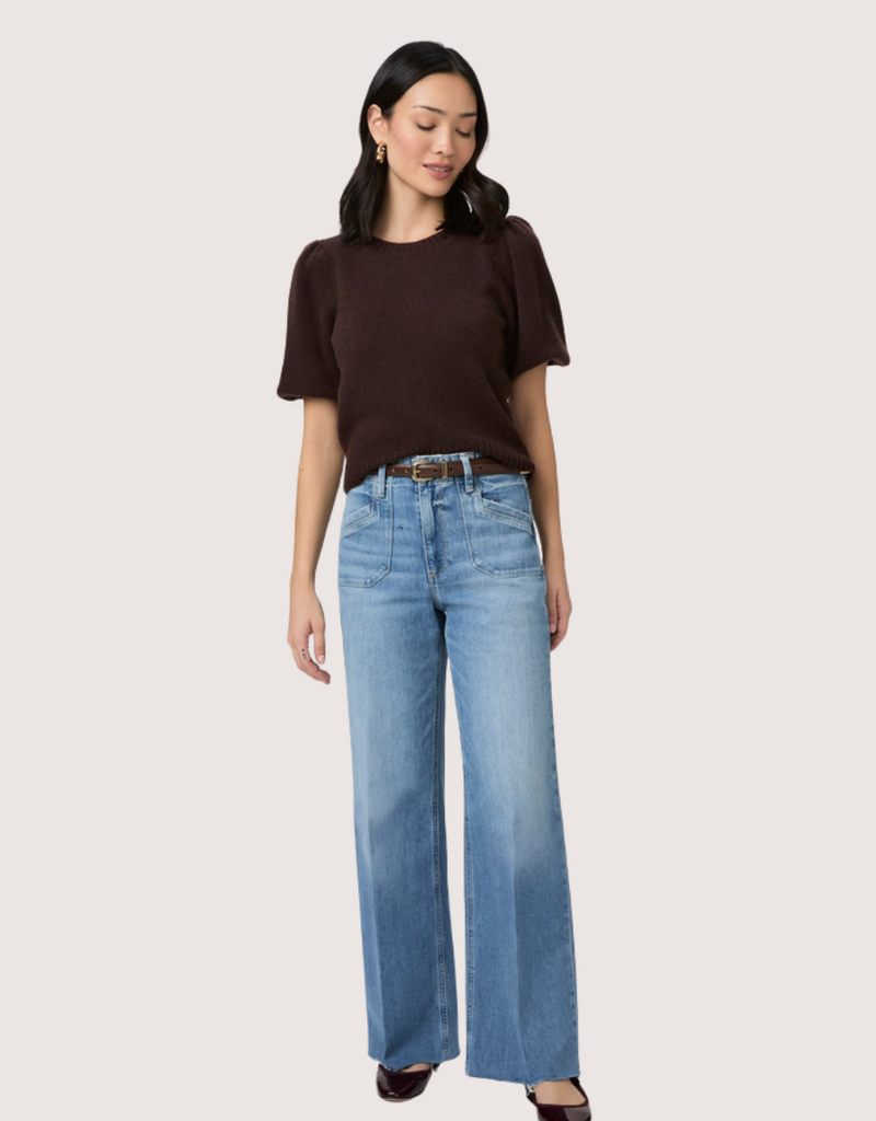 PAIGE Anessa 31" W/ Utility Pockets & Raw Hem Viva