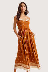 IN LOOM Border Print Maxi Resort Dress