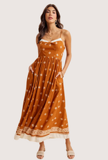 IN LOOM Border Print Maxi Resort Dress