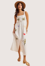 IN LOOM Large Embroidered Maxi Dress White