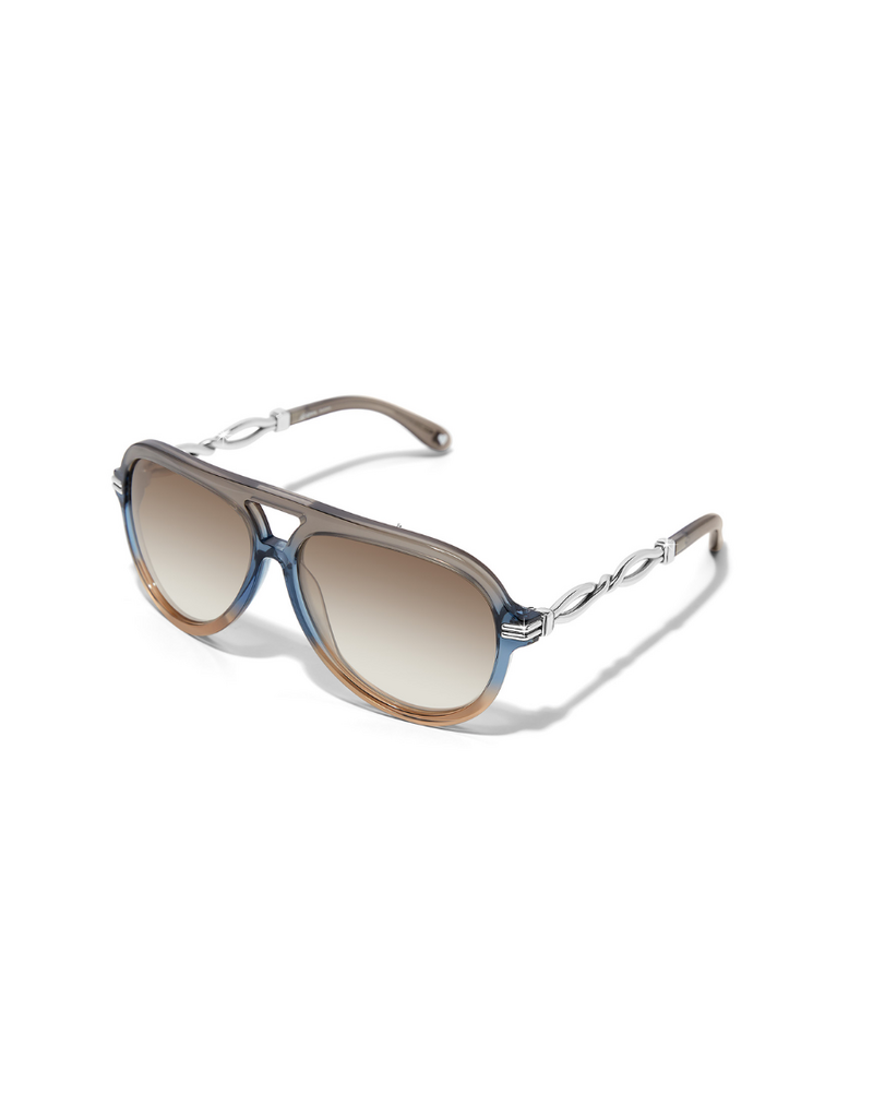 BRIGHTON Interlok Twist Aviator Sunglasses