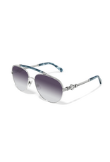 BRIGHTON Contempo Medallion Aviator Sunglasses