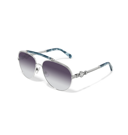 BRIGHTON Contempo Medallion Aviator Sunglasses