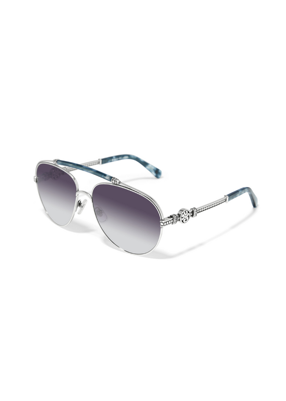 BRIGHTON Contempo Medallion Aviator Sunglasses