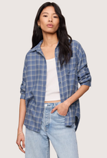 Z SUPPLY River Plaid Button Up Mystic Blue