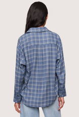 Z SUPPLY River Plaid Button Up Mystic Blue