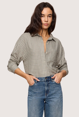 Z SUPPLY River Plaid Button Up Emerald Cove