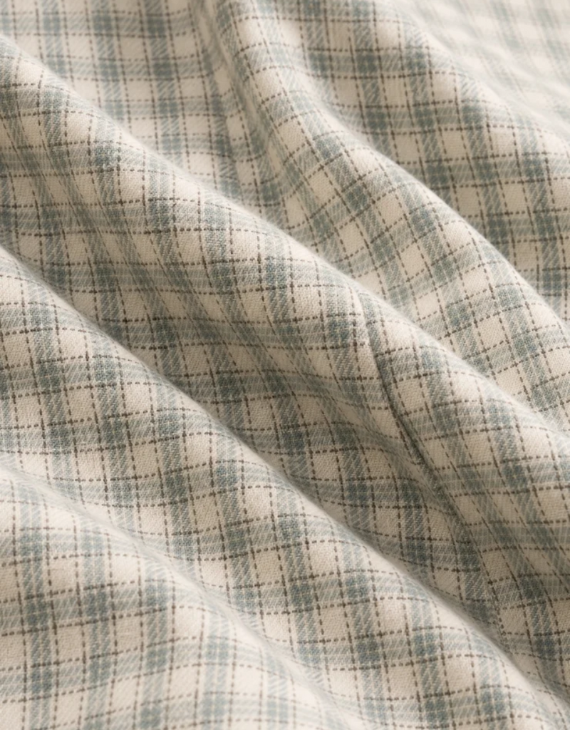 Z SUPPLY River Plaid Button Up Emerald Cove