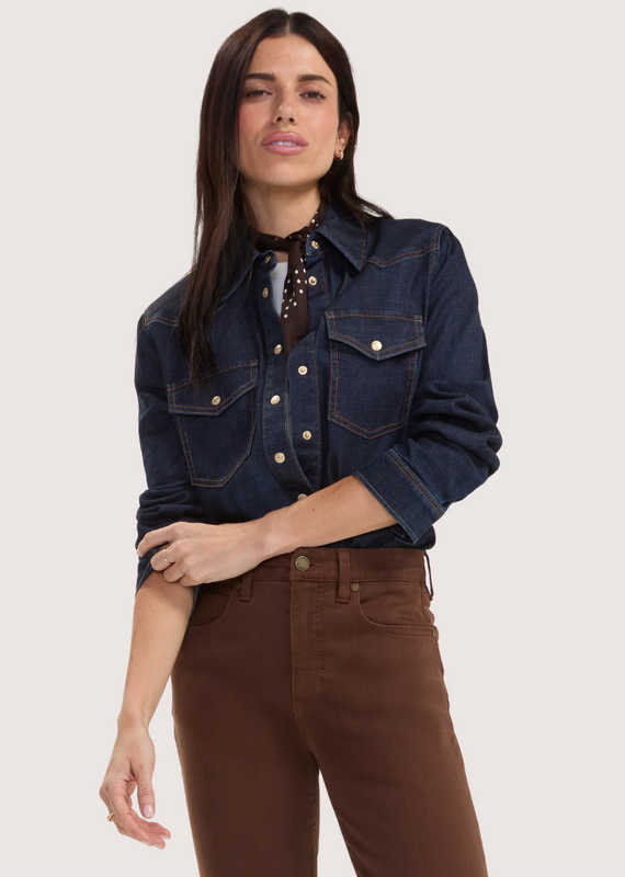 Liverpool Los Angeles Western Slim Shirt