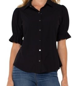 Liverpool Los Angeles Snap Front Knit Shirt