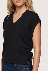 Liverpool Los Angeles vneck dolman popover sweater w/ ties