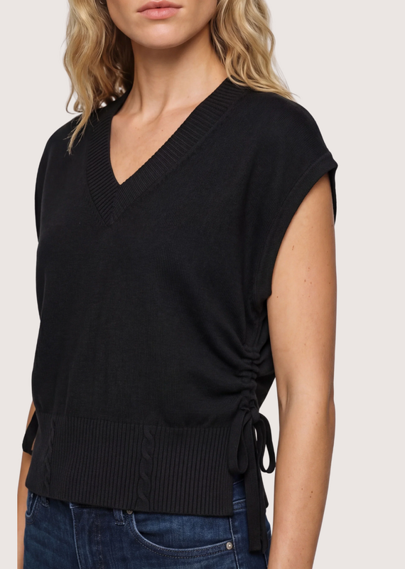 Liverpool Los Angeles V-neck Dolman Sweater W/ Ties