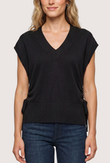 Liverpool Los Angeles vneck dolman popover sweater w/ ties