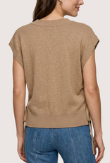 Liverpool Los Angeles vneck dolman popover sweater w/ ties