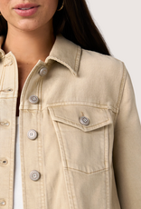 Liverpool Los Angeles 3/4 slv frayed flounce jacket