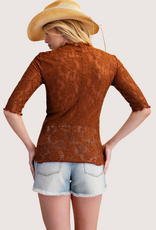 Stretch Waffle Design Top