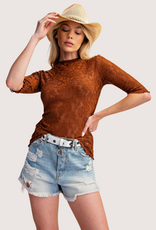 Stretch Waffle Design Top
