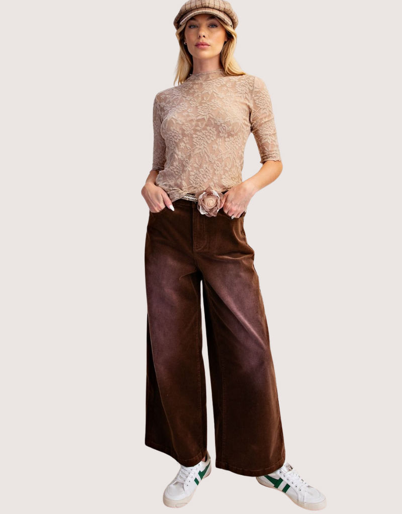 Stretch Waffle Design Top