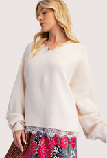 Cream Long Sleeve Blouse