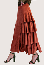 Brick Ruffle Layer Skirt