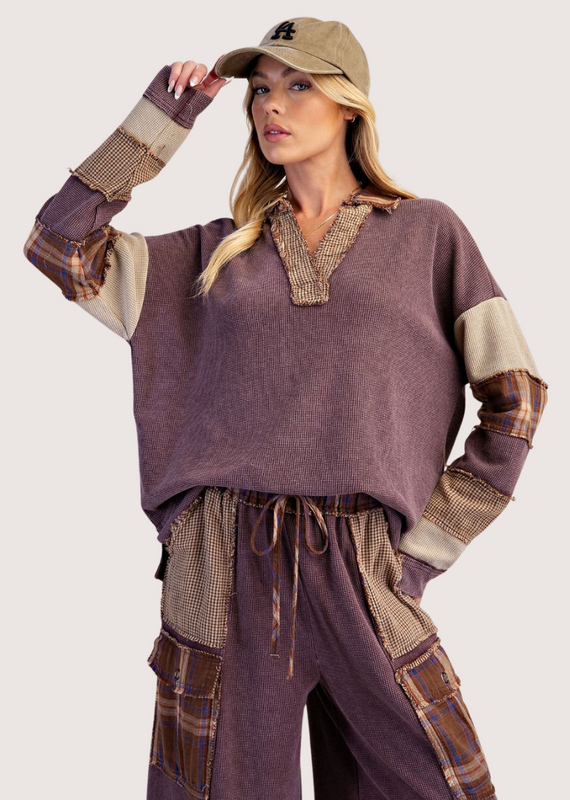 Mocha Long Sleeve Top