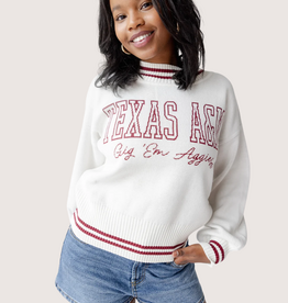 GAMEDAY SOCIAL TAMU Queen Oversized Sweater