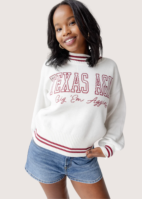 GAMEDAY SOCIAL TAMU Queen Oversized Sweater