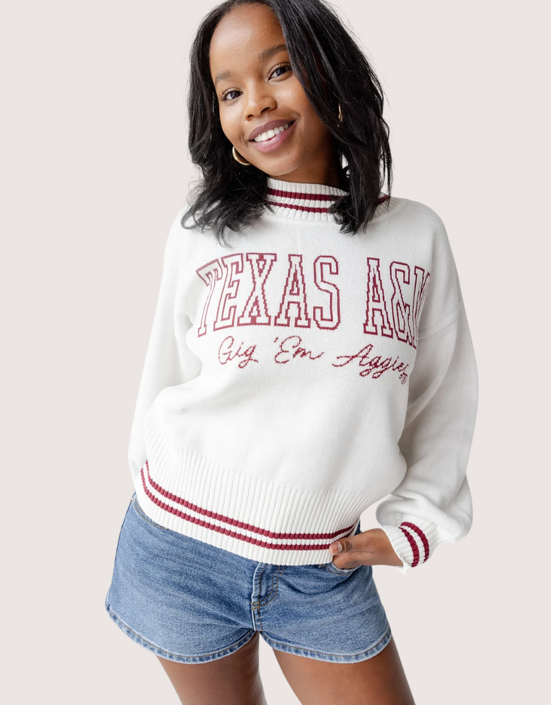 GAMEDAY SOCIAL TAMU Queen Oversized Sweater