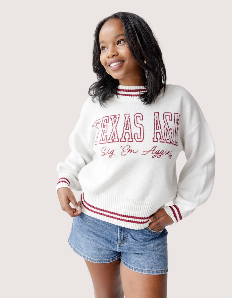 GAMEDAY SOCIAL TAMU Queen Oversized Sweater