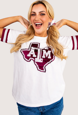 Brianna Cannon Texas A&M Sparkle Logo T-Shirt