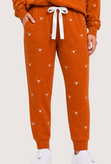 Brianna Cannon Texas Embroidered Fleece Sweatpants