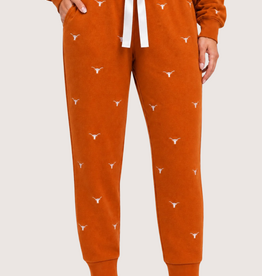 Brianna Cannon Texas Embroidered Fleece Sweatpants