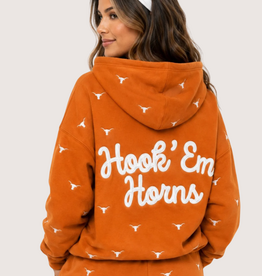Brianna Cannon Texas Embroidered Fleece Hoodie