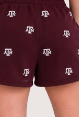 Brianna Cannon Texas A&M Embroidered Fleece Shorts