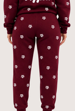 Brianna Cannon Texas A&M Embroidered Fleece Sweatpants