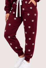 Brianna Cannon Texas A&M Embroidered Fleece Sweatpants