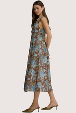ENTRO Brown Sleeveless Maxi Dress