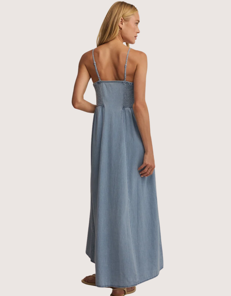 Z SUPPLY Angel Eyes Twill Dress Lake Blue