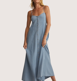 Z SUPPLY Angel Eyes Twill Dress Lake Blue