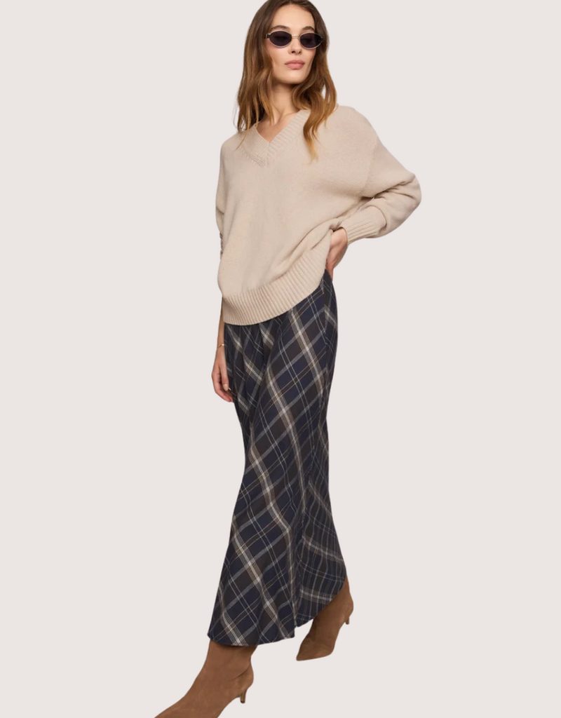 Z SUPPLY Crestview Plaid Skirt Eclipse