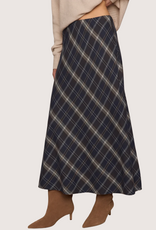 Z SUPPLY Crestview Plaid Skirt Eclipse