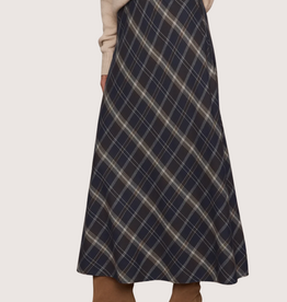 Z SUPPLY Crestview Plaid Skirt Eclipse