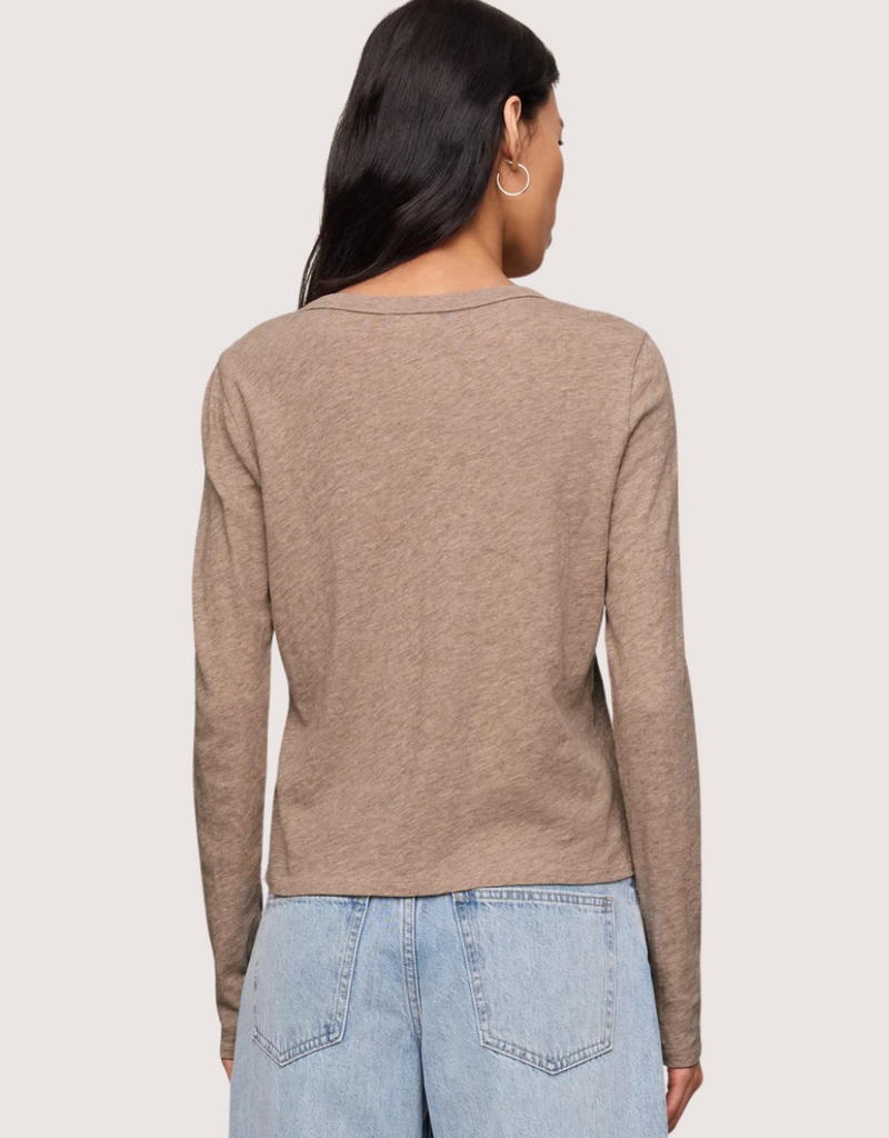 Z SUPPLY Heather Ash Junie L/S Tee