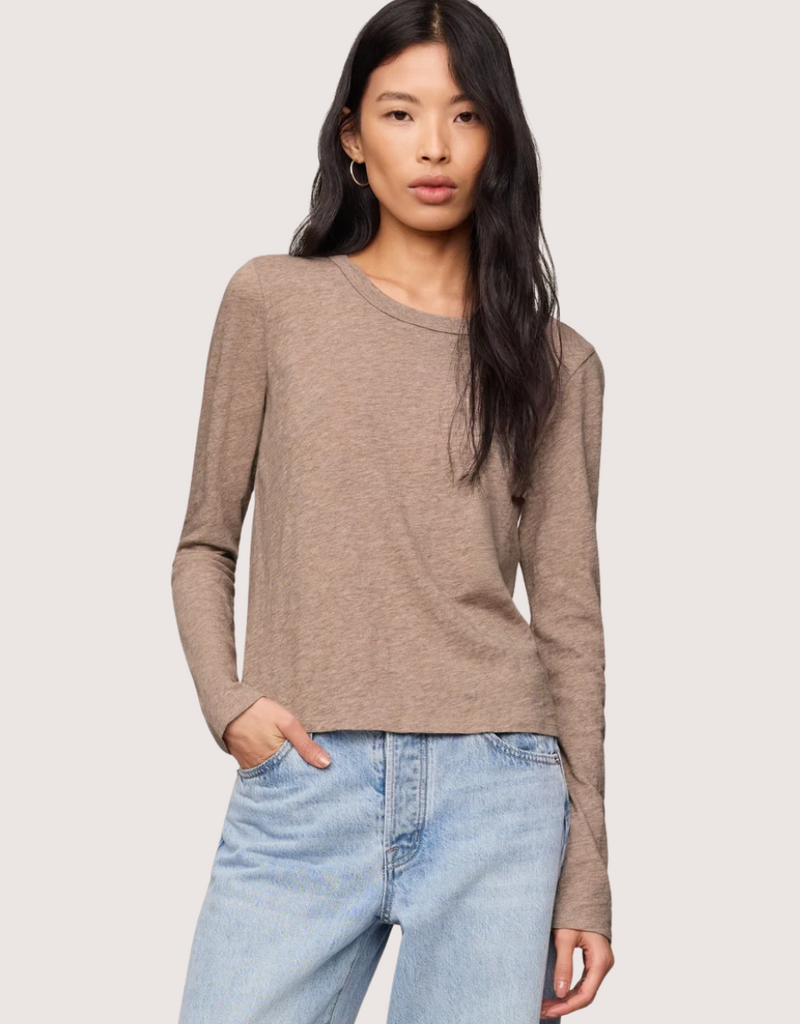 Z SUPPLY Heather Ash Junie L/S Tee
