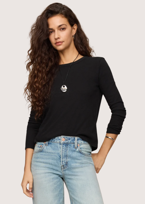 Z SUPPLY Black Junie L/S Tee